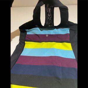 Lululemon multi striped top